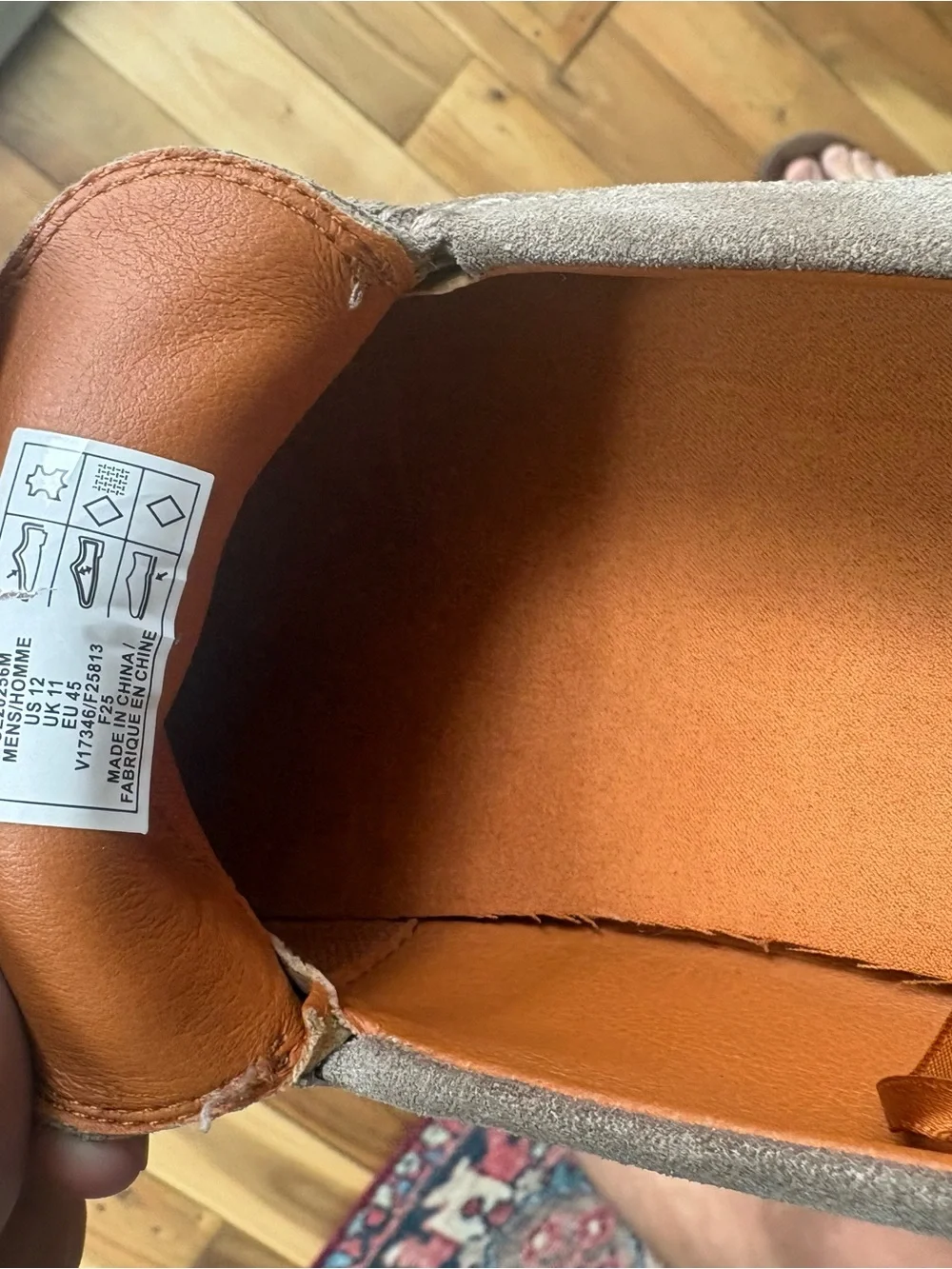 Lands End soft suede